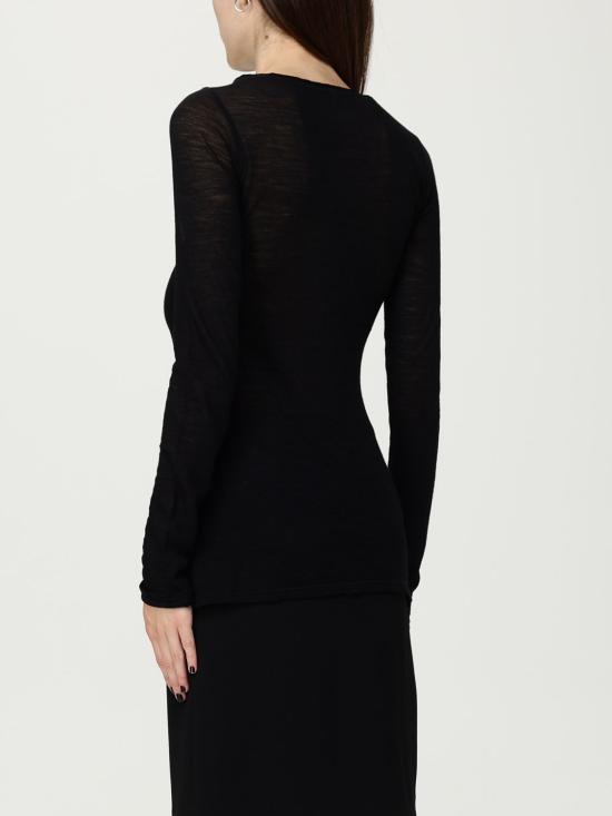 25FW 리비아나 콘티 긴팔 티셔츠 F5WH16 Y69 0 Black - LIVIANA CONTI