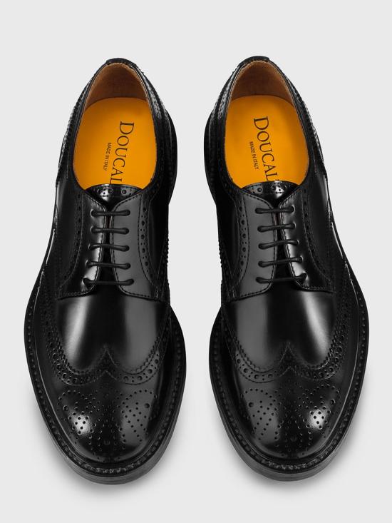 25FW 듀칼 로퍼 DU1367SIEWUF007 N00 Black - DOUCAL’S