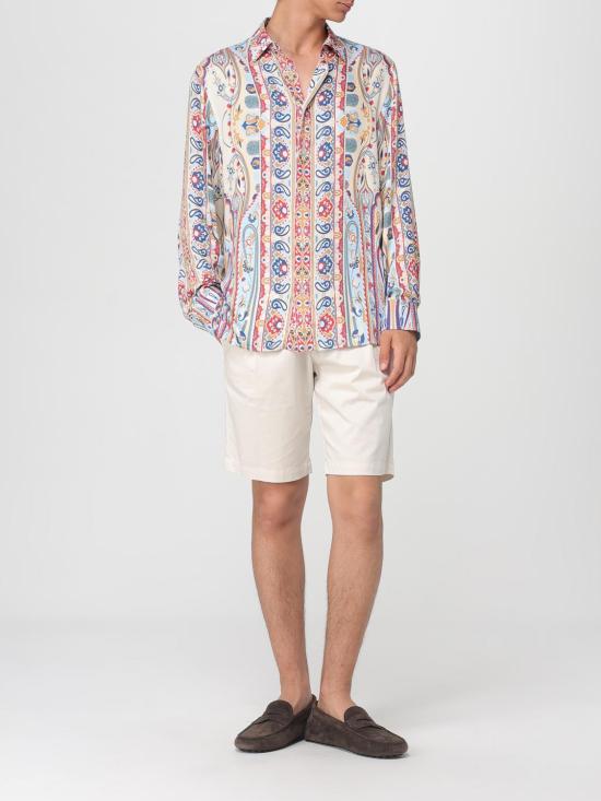 25FW 에트로 긴팔 셔츠 MRIC005299SP493 X0880 Multicolor - ETRO