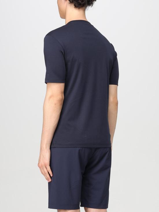 25FW 피플 반팔 티셔츠 SHIKOPM444 790 Navy - PEOPLE