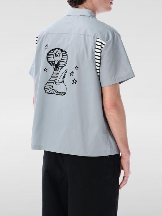 25SS 브레인데드 반팔 셔츠 BDS25T040042 STON Grey - BRAIN DEAD