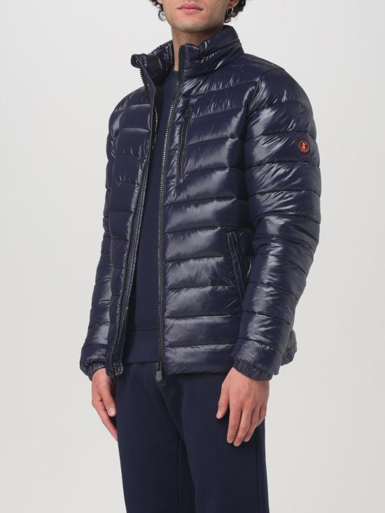 25FW 세이브더덕 숏패딩 D31891MLOVE19 90010 Blue - SAVE THE DUCK