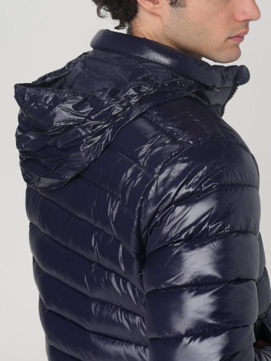 25FW 세이브더덕 숏패딩 D31891MLOVE19 90010 Blue - SAVE THE DUCK