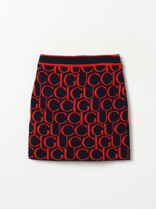 25FW [키즈] 구찌 스커트 788075XKD6I 4025 Blue - GUCCI