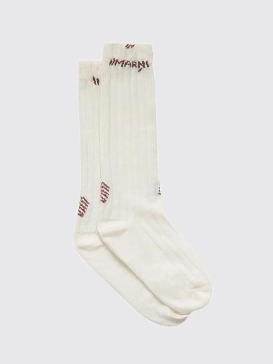 25FW 마르니 양말 SKMC0194Q0UFC174 00W09 Yellow Cream