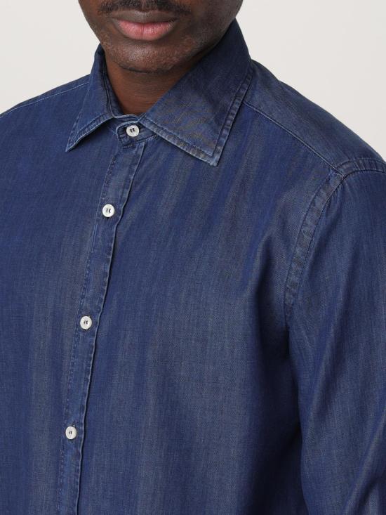 25SS 폴앤샤크 긴팔 셔츠 25411360CF J03 Denim - PAUL & SHARK