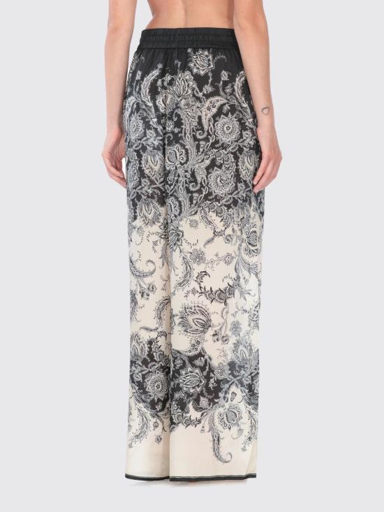 25FW 짐머만 팔라초 팬츠 3254PSS251 CRMBLKFLO Yellow Cream - ZIMMERMANN