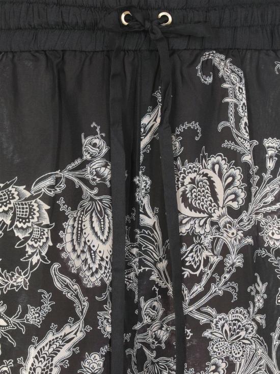 25FW 짐머만 팔라초 팬츠 3254PSS251 CRMBLKFLO Yellow Cream - ZIMMERMANN