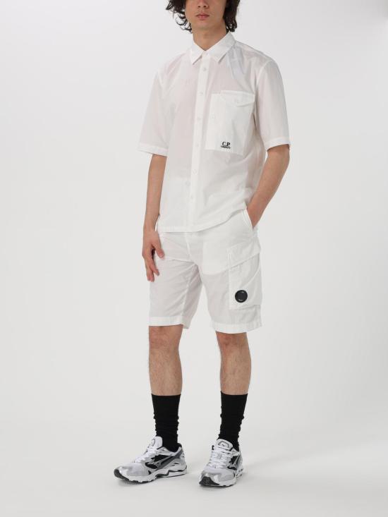  씨피 컴퍼니 반팔 셔츠 16CMSH208A005328G 103 White - C.P. COMPANY