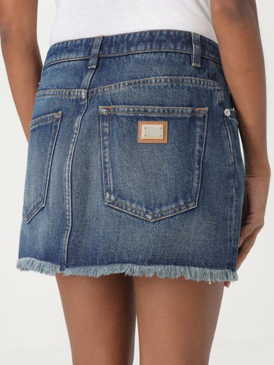 25FW 돌체앤가바나 숏 스커트 F4C2TDG8MR2 S9001 Blue - DOLCE & GABBANA