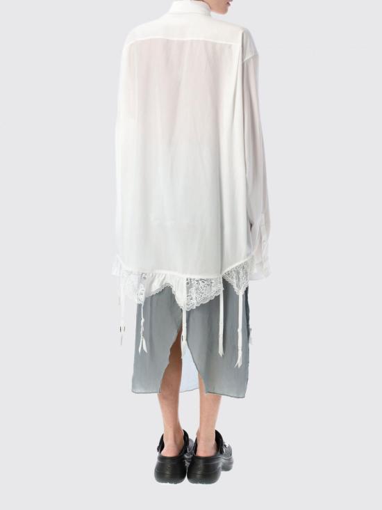 25FW 발렌시아가 셔츠 831656TRO37 9000 White - BALENCIAGA