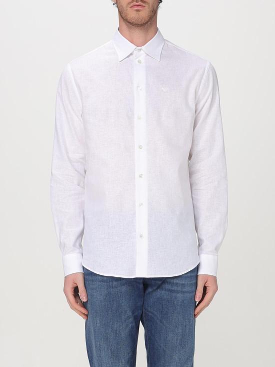 25SS 엠포리오 아르마니 긴팔 셔츠 EM000099TE14112 U0002 White