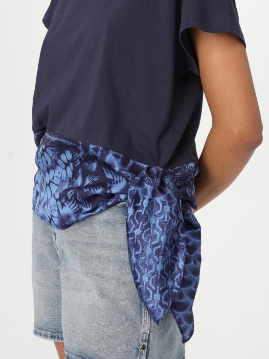 25FW 엠포리오 아르마니 반팔 티셔츠 EW001524AF12597 FB119 Blue - EMPORIO ARMANI