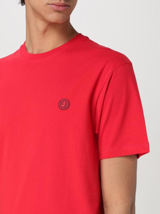 25FW 세이브더덕 반팔 티셔츠 DT1194MBESY20 70020 Red - SAVE THE DUCK