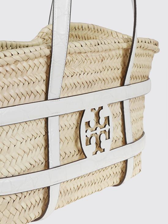 25FW 토리버치 엘라 스트로 바스켓 169398 100 White - TORY BURCH