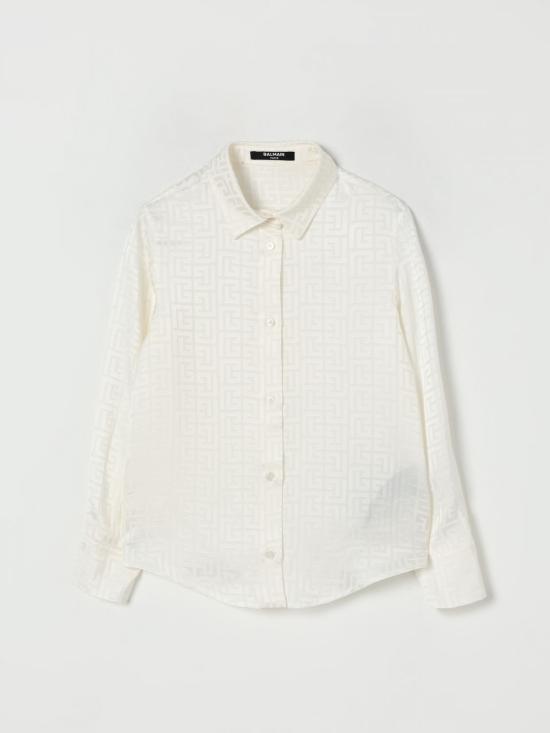 25FW [키즈] 발망 셔츠 BX5A10S0192 102 White