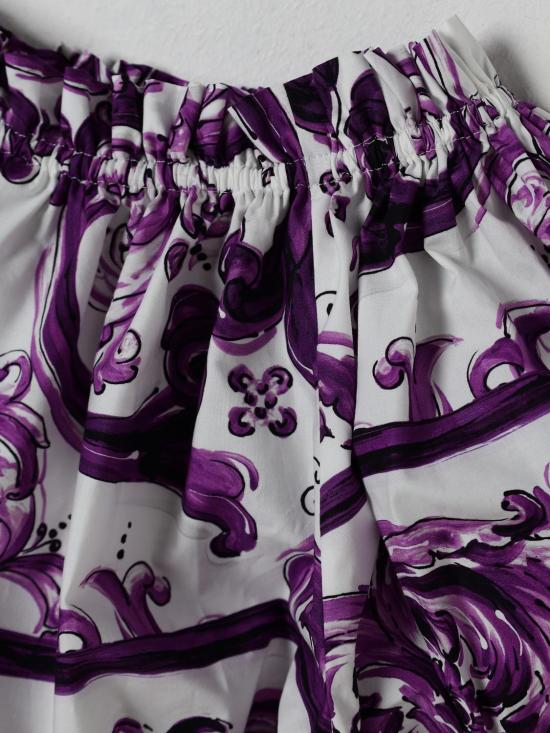 25FW [키즈] 돌체앤가바나 탑 L56S40FI5JG H15DQ Violet - DOLCE & GABBANA