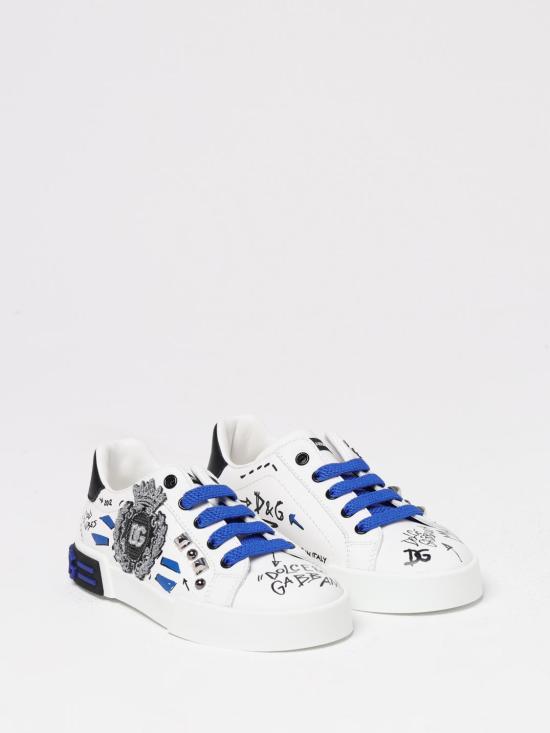 25FW [키즈] 돌체앤가바나 스니커즈 DA0702AH494 HWF57 White - DOLCE & GABBANA