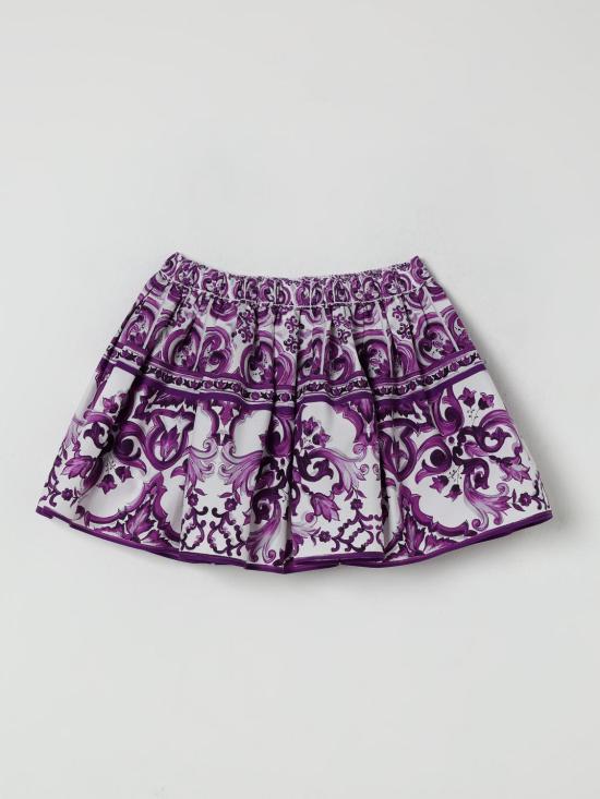 25FW [키즈] 돌체앤가바나 스커트 L55I63HH5EN IP3TN Violet