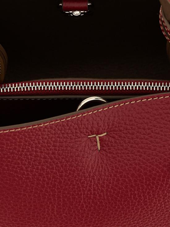 25FW 토즈 마이크로 토트백 XBWAPAEL000QRI 3L27 Burgundy - TODS