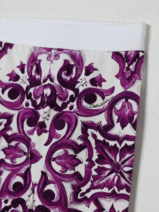 25FW [키즈] 돌체앤가바나 트레이닝/조거 팬츠 L5JP5BHPGF4 IP3TN Violet - DOLCE & GABBANA