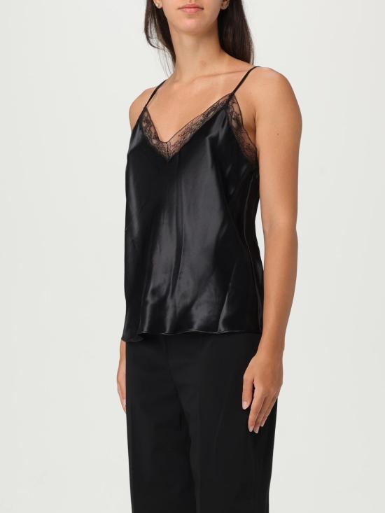 26SS 알베르타 페레티 민소매 티셔츠 08096627 0555 Black - ALBERTA FERRETTI