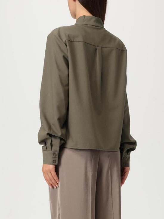 25FW 셀프 포트레이트 블라우스 PF25016TG Green - SELF PORTRAIT