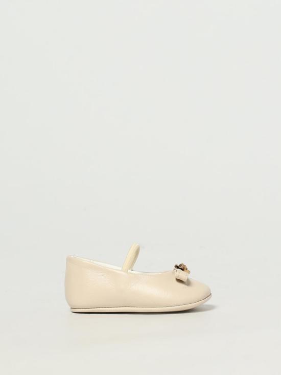 25FW [키즈] 베르사체 플랫 슈즈 10182051A12882 1W47V White