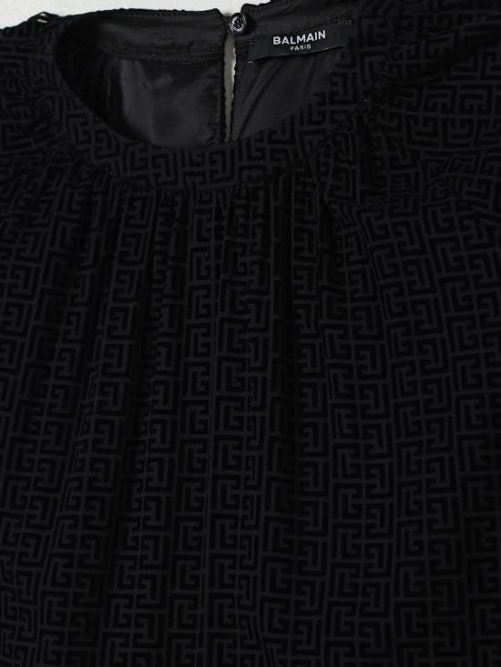 25FW [키즈] 발망 탑 BX5A41K0259 930NE Black - BALMAIN