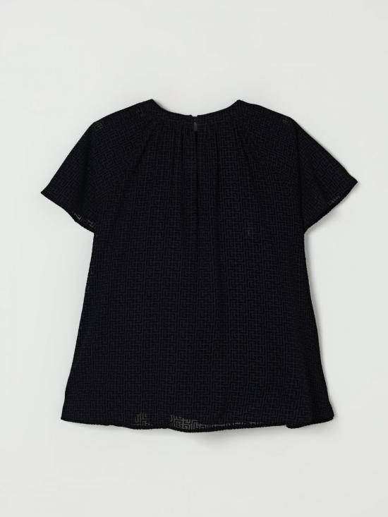 25FW [키즈] 발망 탑 BX5A41K0259 930NE Black - BALMAIN