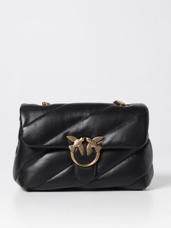 25FW 핑코 숄더백 100038A0F2 Z99Q Black