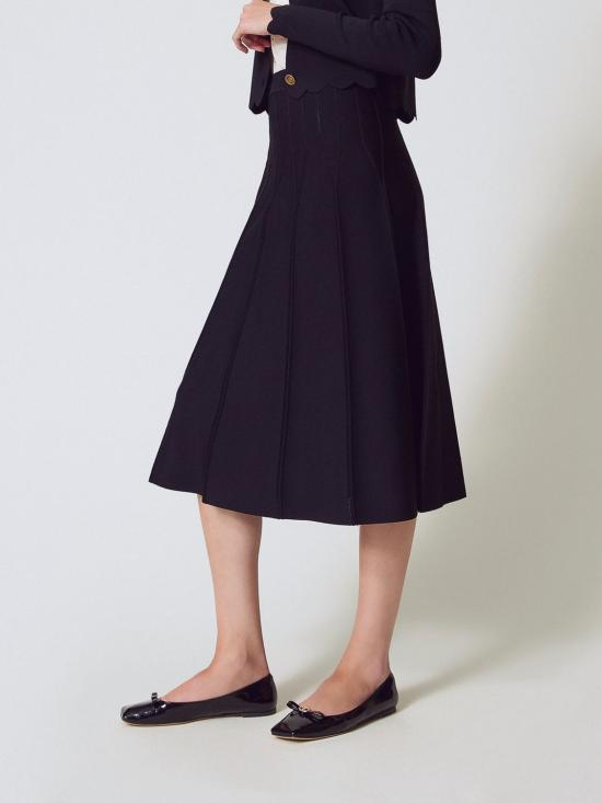 25FW 트윈셋 스커트 252TP3641 00006 Black - TWINSET