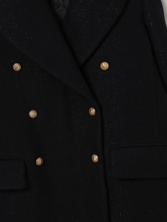 25FW [키즈] 발망 코트 BX2B80Q0088 930OR Black - BALMAIN