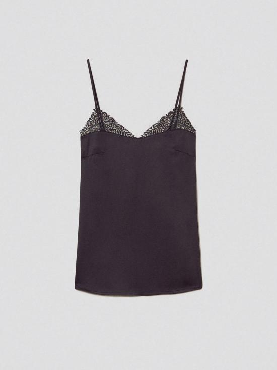 25FW 트윈셋 민소매 티셔츠 252TP2481 00006 Black - TWINSET