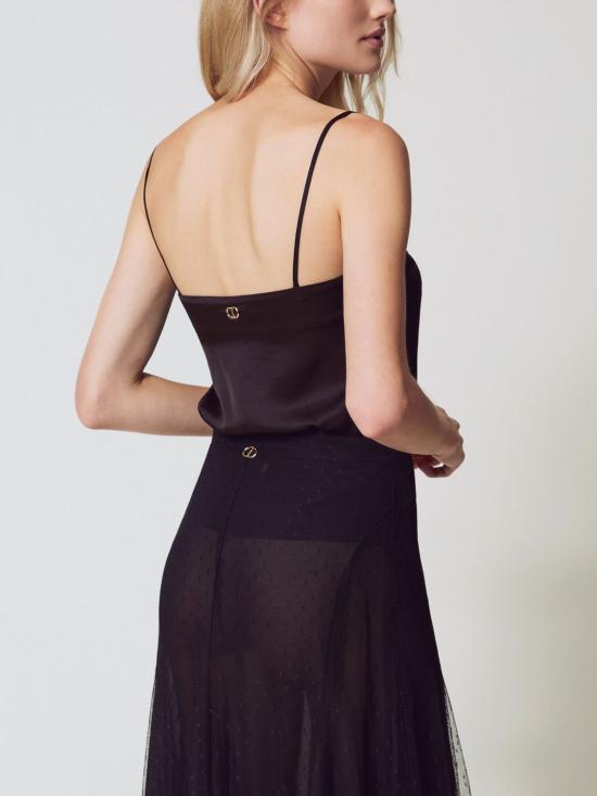 25FW 트윈셋 민소매 티셔츠 252TP2481 00006 Black - TWINSET