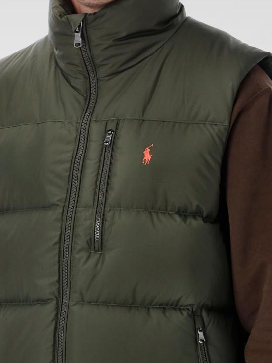25FW 폴로 랄프로렌 고햄 다운 베스트 710968283 003 Green - POLO RALPH LAUREN