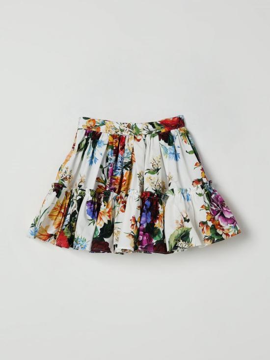 25FW [키즈] 돌체앤가바나 스커트 L54I58HS5TV HA5PC Multicolor - DOLCE & GABBANA