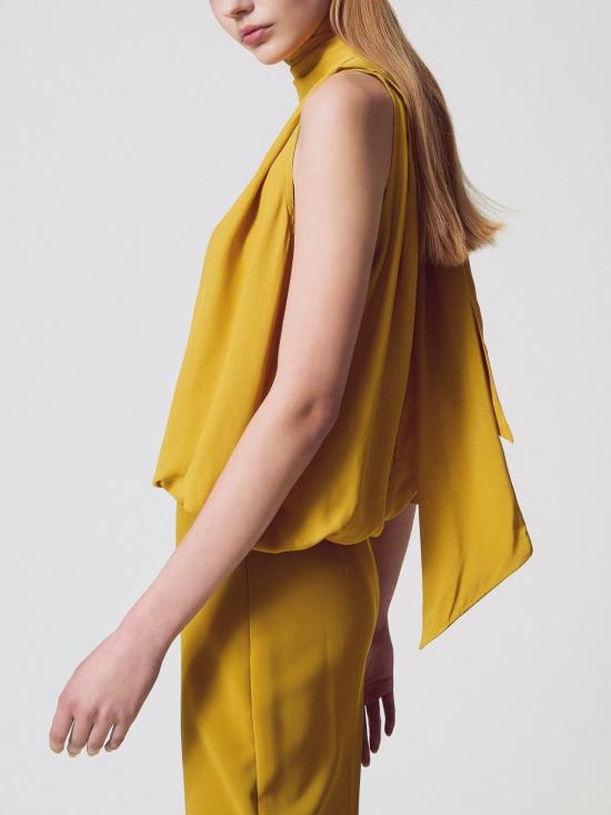 25FW 트윈셋 민소매 티셔츠 252TF2081 12607 Ocher - TWINSET