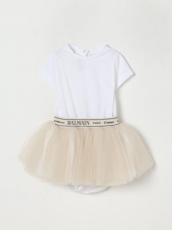 25FW [키즈] 발망 점프수트 BX1121T0002 109BC White