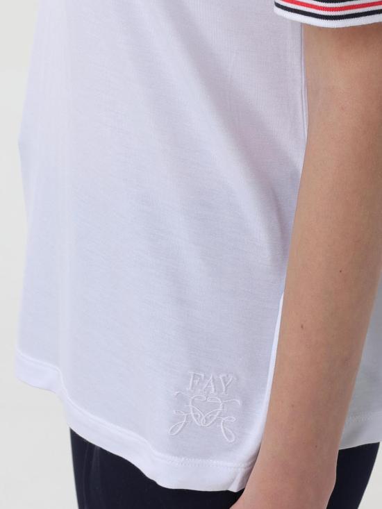  페이 반팔 티셔츠 NPWB348587SVXG B001 White - FAY