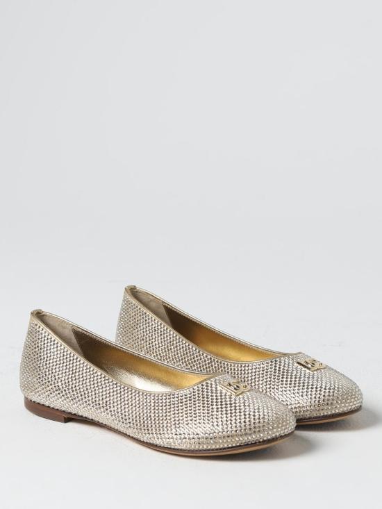 25FW [키즈] 돌체앤가바나 슈즈 D10510AA630 87610 Gold - DOLCE & GABBANA