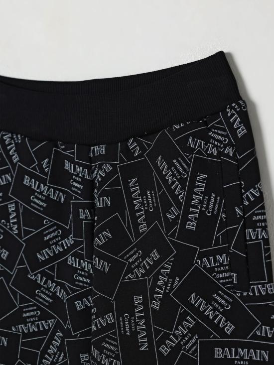 25FW [키즈] 발망 트레이닝/조거 팬츠 BX6P50Z3331 930BC Black - BALMAIN