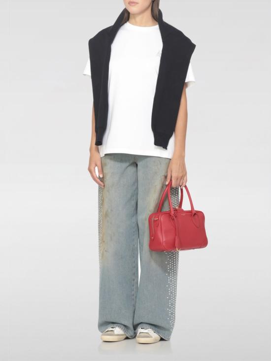 25FW 골든구스 반팔 티셔츠 GWP01220P00059480185 White - GOLDEN GOOSE