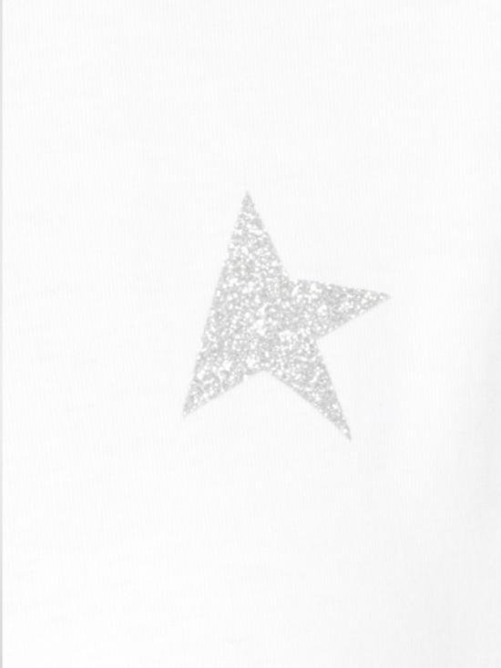 25FW 골든구스 반팔 티셔츠 GWP01220P00059480185 White - GOLDEN GOOSE