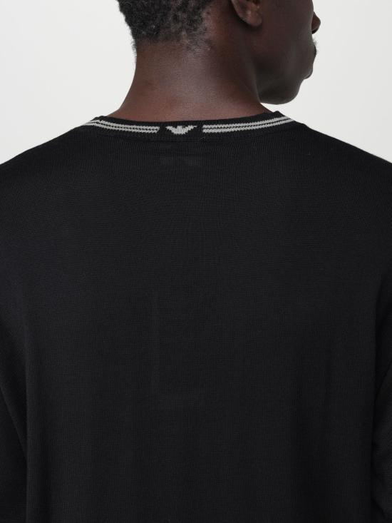  엠포리오 아르마니 스웨터 6R1MXG1MNGZ 0999 Black 2 - EMPORIO ARMANI