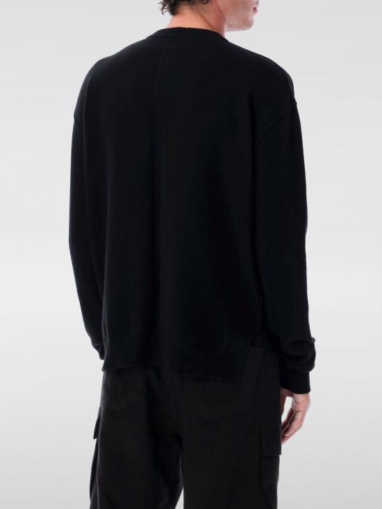 25FW 릭 오웬스 스웨터 RU02E1684WSBR 09 Black - RICK OWENS