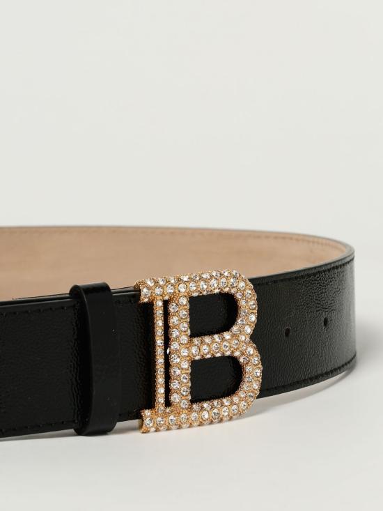 25FW [키즈] 발망 벨트 BX0B51Z3494 930OR Black - BALMAIN