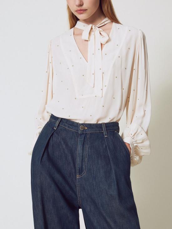 25FW 트윈셋 블라우스 252TP2032 07222 Yellow Cream