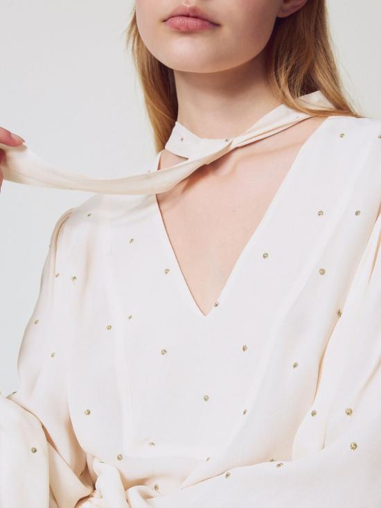 25FW 트윈셋 블라우스 252TP2032 07222 Yellow Cream - TWINSET