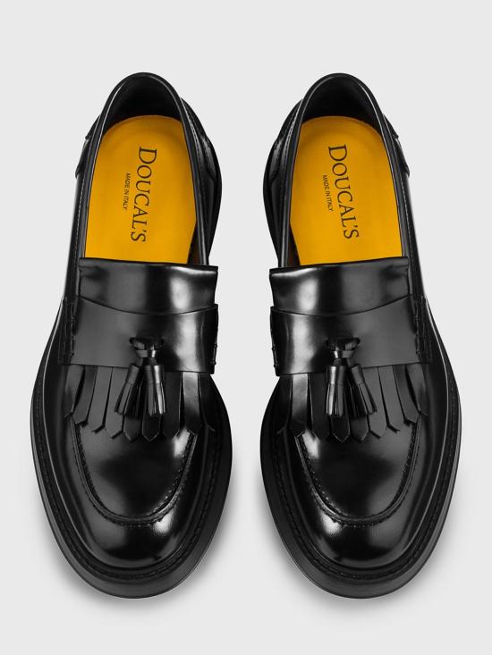 25FW 듀칼 로퍼 DU3342BRUXUF007 N00 Black - DOUCAL’S